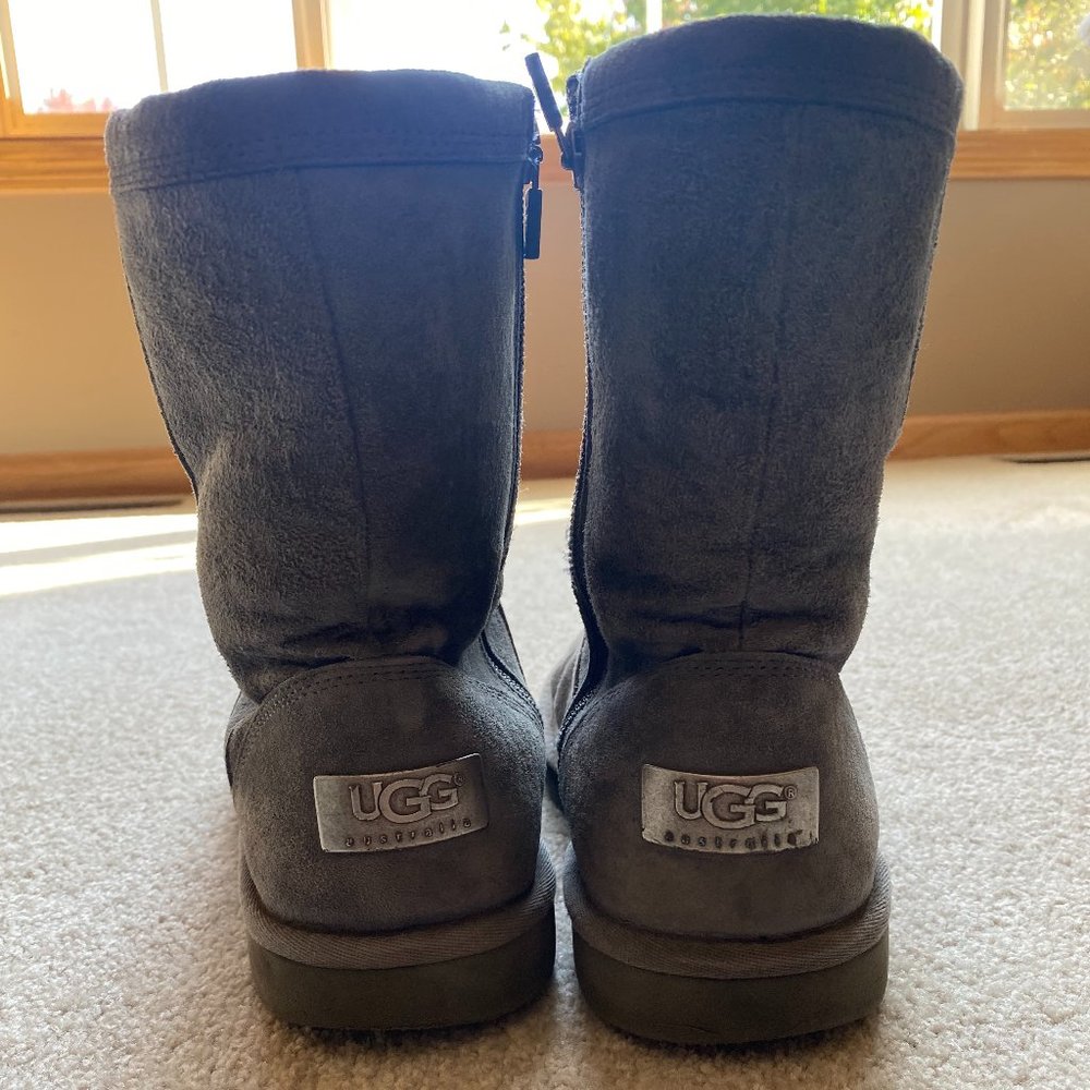 Zip-up Medium Height UGG Boots